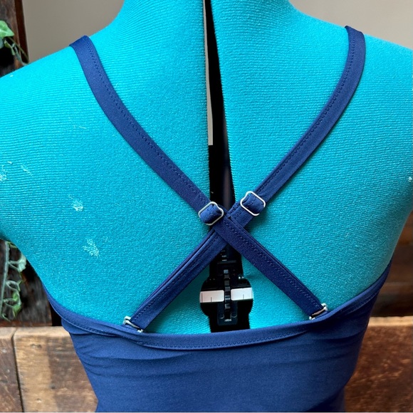 Athleta Twister Tankini Swim Top w Supportive Underwire & Neoprene Pads 36D 36DD - Picture 10 of 13